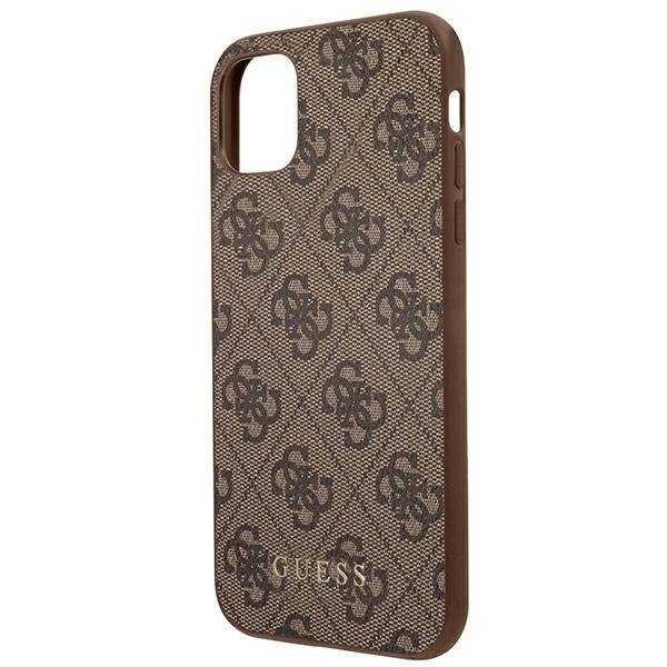 Guess GUHCN61G4GFBR iPhone 11 / Xr 6,1" brązowy/brown hard case